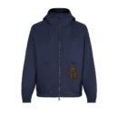 Louis Vuitton Monogram Reversible Nylon Windbreaker Dark Blue