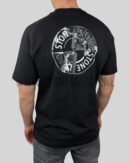 Stone Island Compass Print Reflector T-Shirt Black