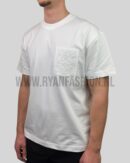 Loewe Embroidered Pocket Logo T-Shirt White