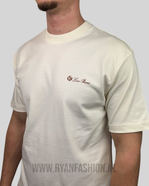 Loro Piana Chest Logo Shirt Beige - Afbeelding 3