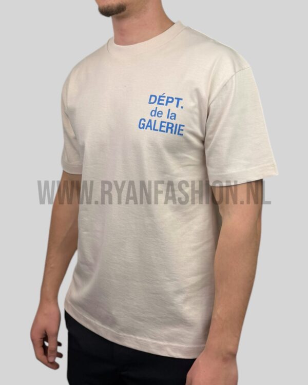 Gallery Dept. Souvenir T-Shirt Beige Blue - Afbeelding 2