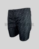 Fendi Logoprint Zwembroek Black