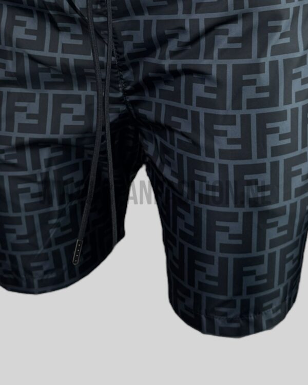 Fendi Logoprint Zwembroek Black - Afbeelding 2