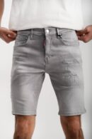 Dsquared2 Slim Fit Jeans Shorts Grey
