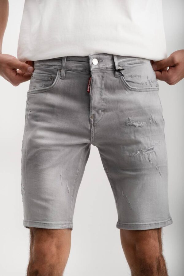 Dsquared2 Slim Fit Jeans Shorts Grey - Afbeelding 2