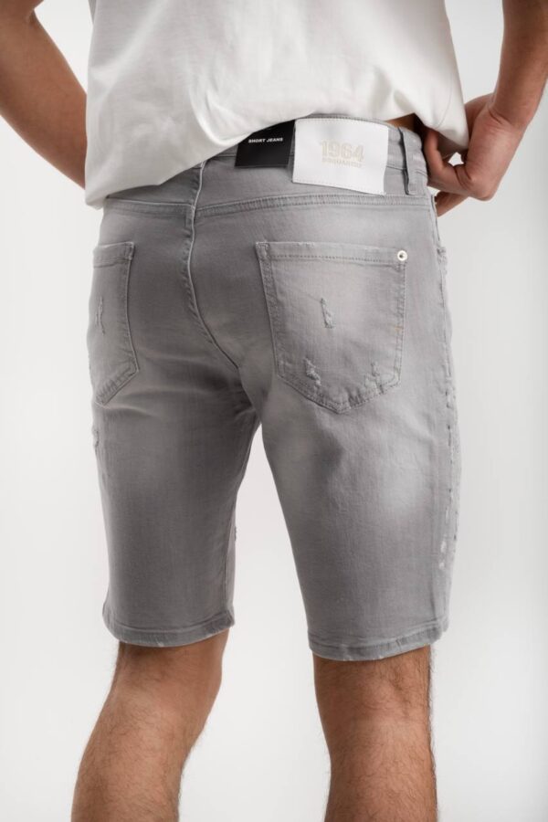 Dsquared2 Slim Fit Jeans Shorts Grey - Afbeelding 3