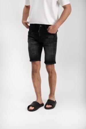 Dsquared2 Slim Fit Jeans Shorts Black