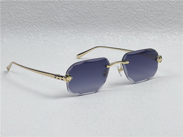 Cartier Zonnebril Gold 025 - Afbeelding 2