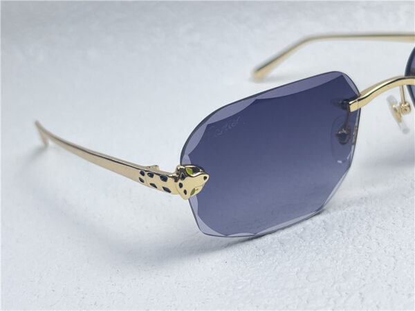 Cartier Zonnebril Gold 025 - Afbeelding 3
