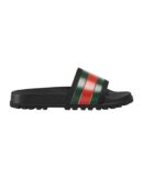 Gucci Slide Sandal With Web Black