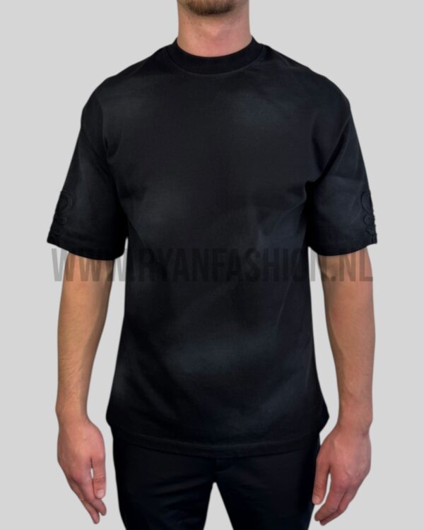 Loewe Arm Logo Cotton T-Shirt Zwart