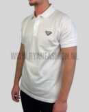 Prada Cotton Polo Shirt White