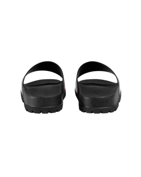 Gucci Slide Sandal With Web Black - Afbeelding 3