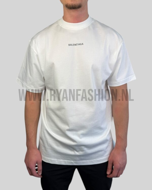 Balenciaga Reflective Logo T-Shirt White