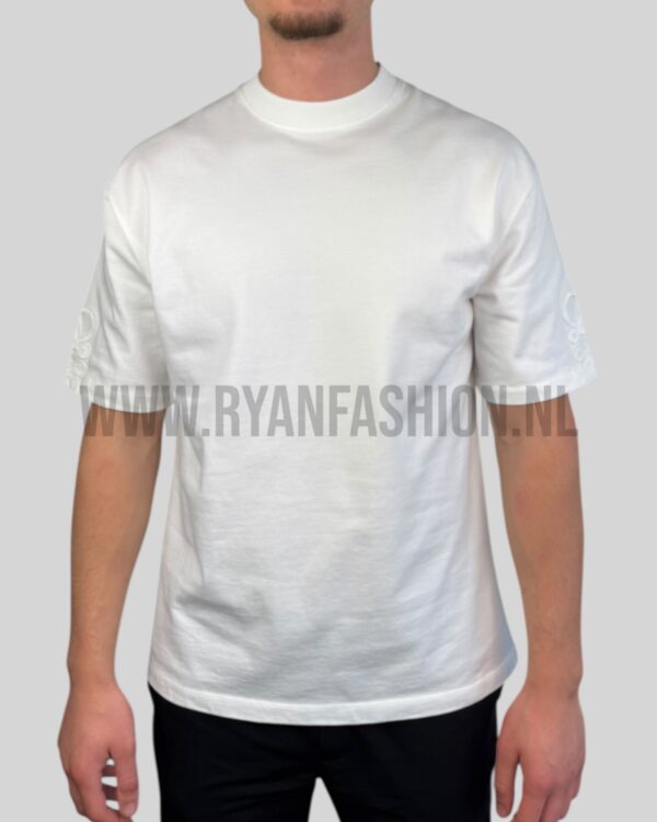 Loewe Arm Logo Cotton T-Shirt White
