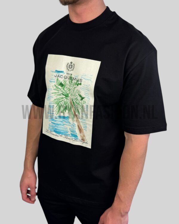 Jacquemus Le T-Shirt Marino Zwart - Afbeelding 2