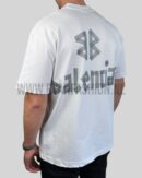 Balenciaga Logo Printed T-Shirt White