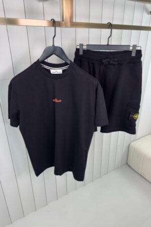 Stone Island Combed Compass Summer Set Black