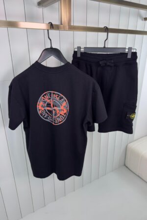 Stone Island Combed Compass Summer Set Black