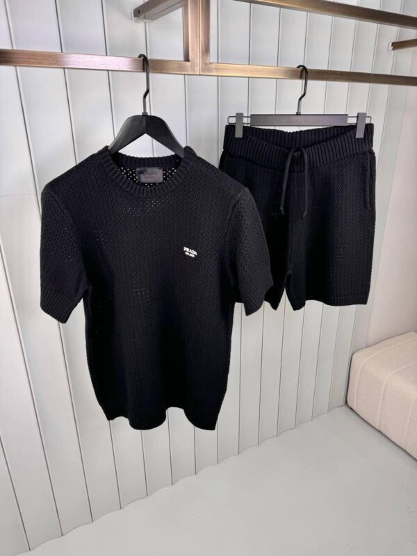 Prada Crochet Summer Set Black