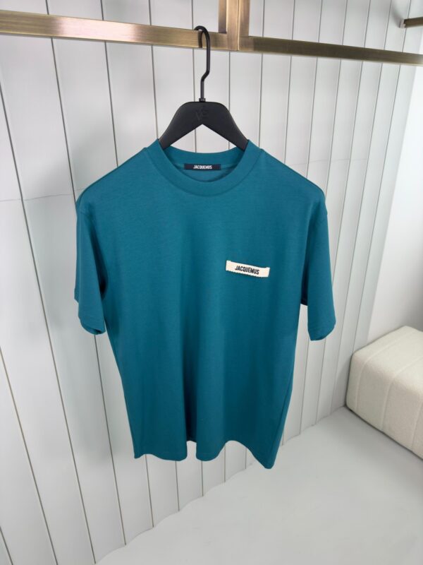Jacquemus Het Gros Grain T-Shirt Petrol