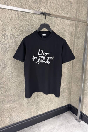 Dior For My Real Friends T-Shirt Black