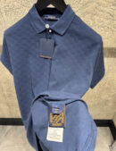 Louis Vuitton Damier Signature Polo Shirt Midnight Blue