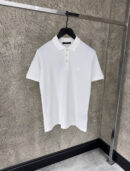 Louis Vuitton Damier Signature Polo Shirt White