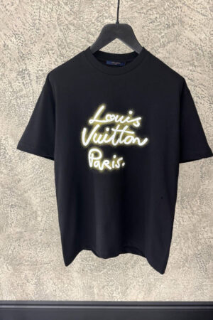 Louis Vuitton Glow Signature T-Shirt Black