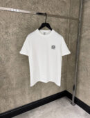 Loewe Anagram Geborduurd Logo T-Shirt White
