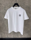 Loewe Anagram Geborduurd Logo T-Shirt White