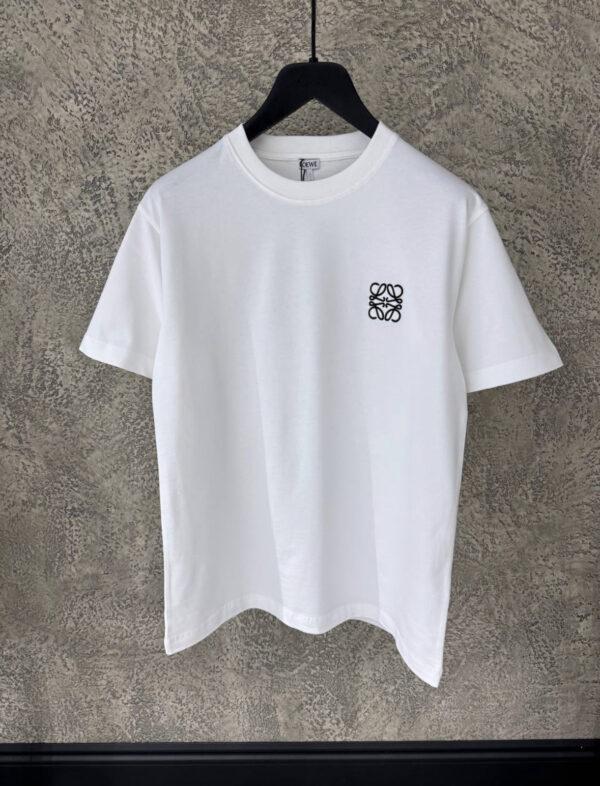 Loewe Anagram Geborduurd Logo T-Shirt White - Afbeelding 2