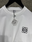 Loewe Anagram Geborduurd Logo T-Shirt White