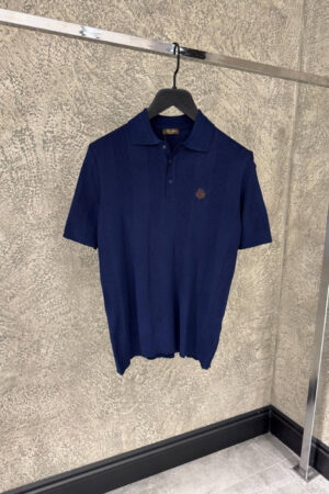 Loro Piana Polo Shirt Navy Blue