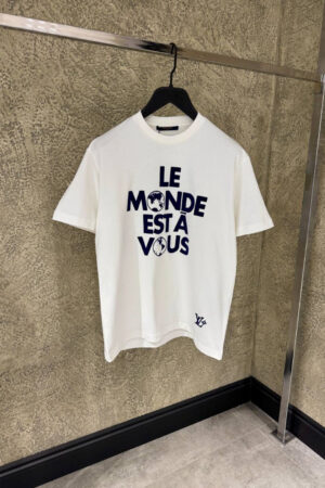 Louis Vuitton Le Monde Est A Vous T-Shirt White