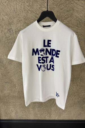 Louis Vuitton Le Monde Est A Vous T-Shirt White