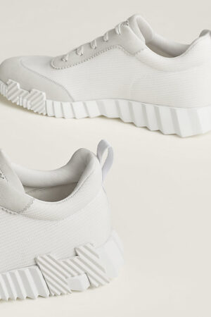 Hermes Bouncing Sneakers White