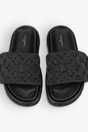 Louis Vuitton Pool Pillow Slides Black