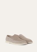 Loro Piana Summerwalk Suede Loafers Classic Beige
