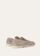 Loro Piana Summerwalk Suede Loafers Classic Beige
