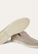 Loro Piana Summerwalk Suede Loafers Classic Beige