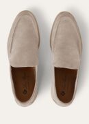Loro Piana Summerwalk Suede Loafers Classic Beige