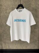 Jacquemus Le T-Shirt Typo White Blue