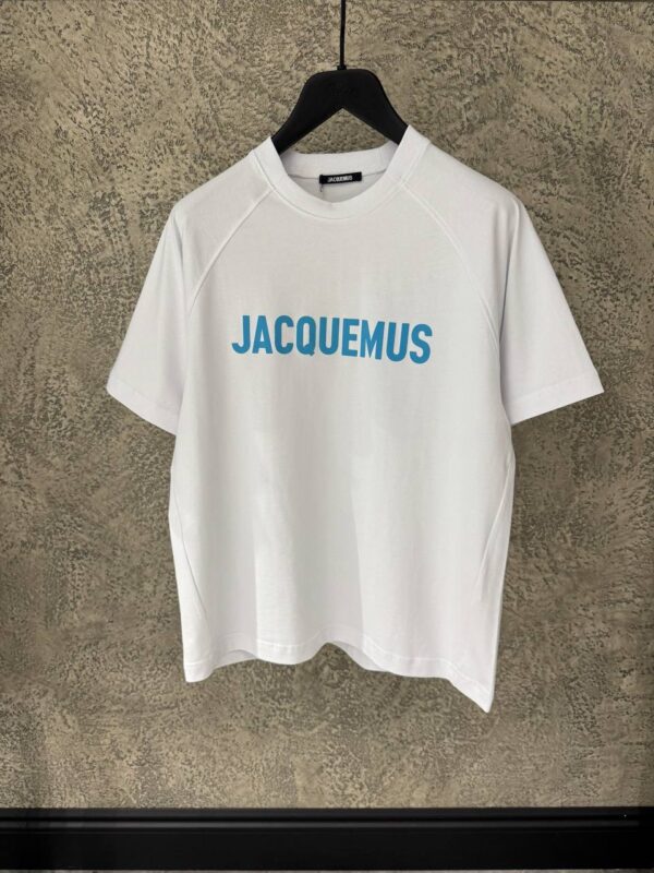 Jacquemus Le T-Shirt Typo White Blue - Afbeelding 5