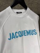 Jacquemus Le T-Shirt Typo White Blue