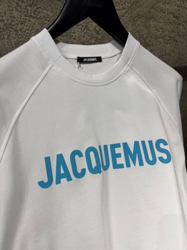 Jacquemus Le T-Shirt Typo White Blue - Afbeelding 4