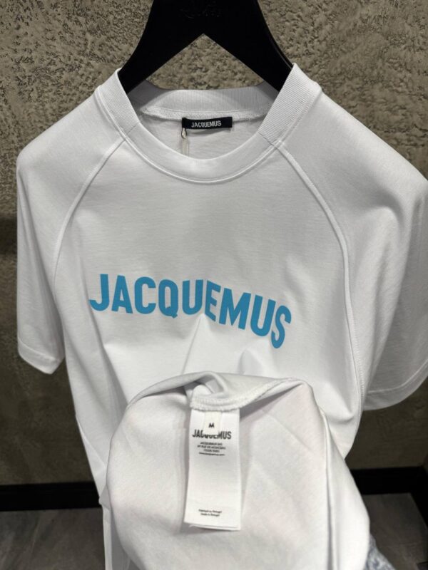 Jacquemus Le T-Shirt Typo White Blue - Afbeelding 3