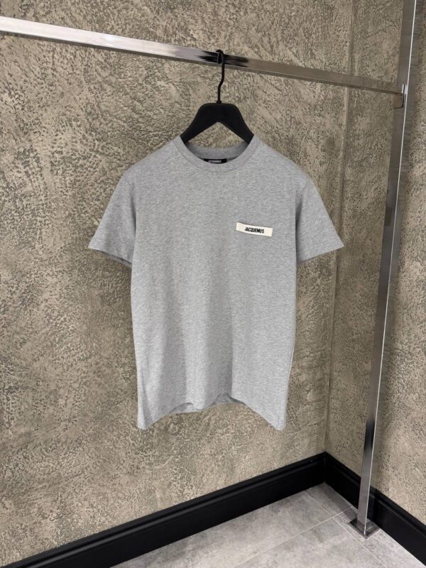 Jacquemus Het Gros Grain T-Shirt Grey