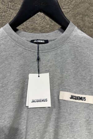 Jacquemus Het Gros Grain T-Shirt Grey