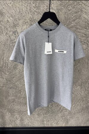 Jacquemus Het Gros Grain T-Shirt Grey